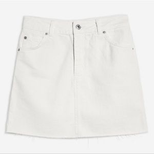 Topshop denim skirt